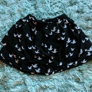 Layered Mini Skirt